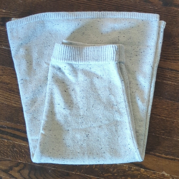 Lands' End Gray A-Line Midi Skirt Casual - Picture 7 of 8